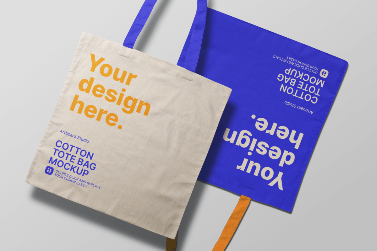 23+ best tote bag mockups (free & premium). Free Canvas Tote Bag Mockup Template