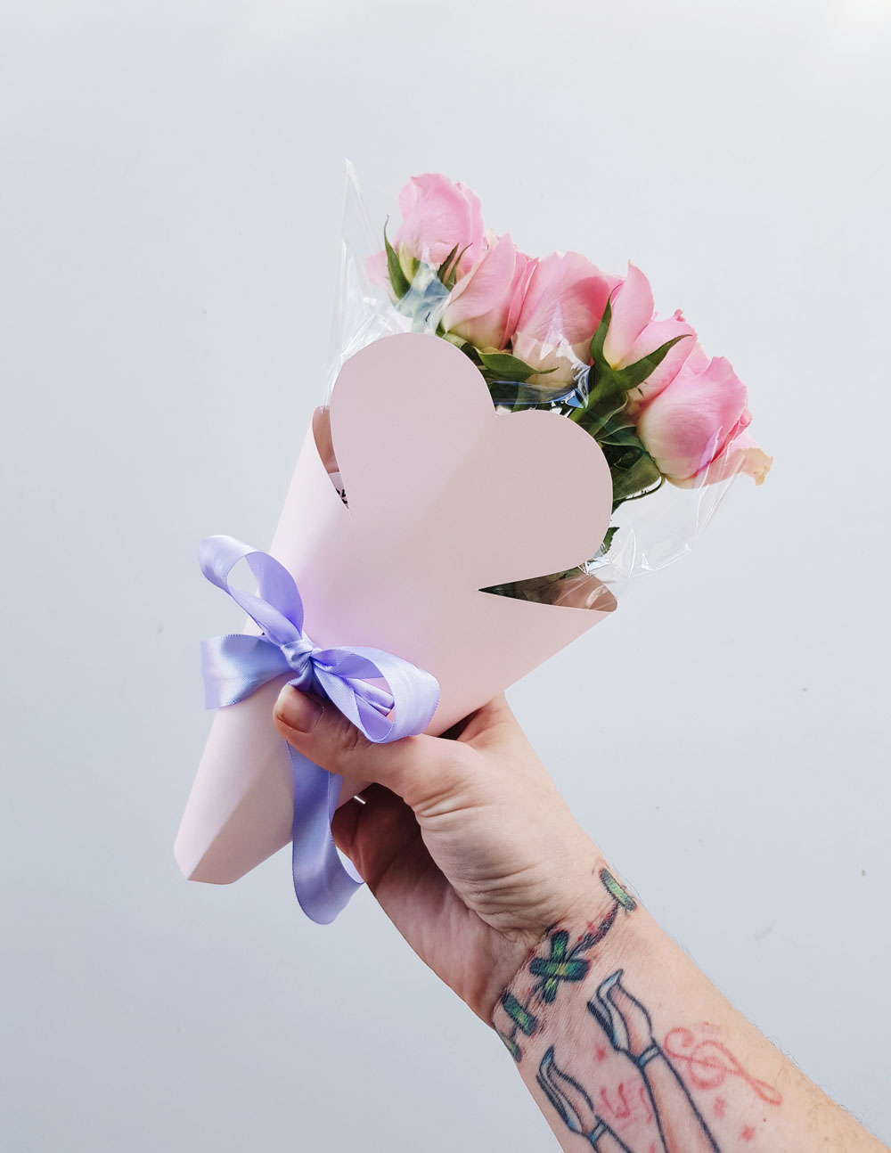 We use them to decorate our homes and gardens, and we use them to prepare for major events, l. Flower Bouquet Heart Gift Wrap Diy Free Template Now Thats Peachy