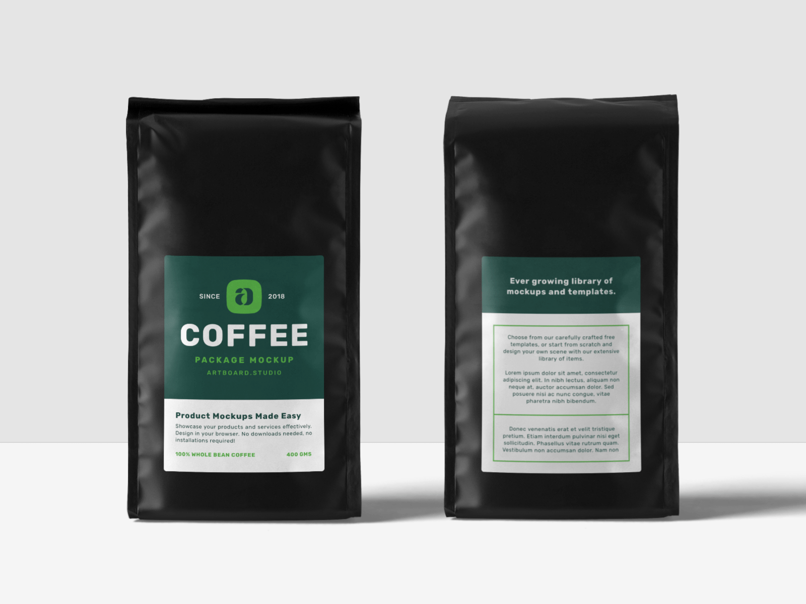 4000+ vectors, stock photos & psd files. Coffee Packaging Mockup Scene