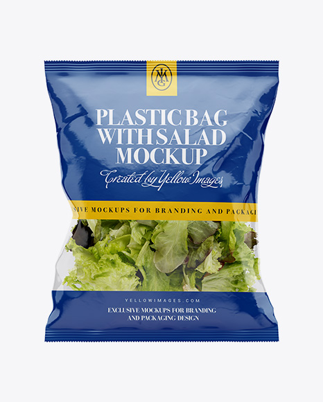 Including multiple different angles and views with clean empty space to add your . Clear Plastic Bag With Salad Mockup Free Psd Mockups Smart Object And Templates To Create Magazines Books Stationery Clothing Mobile Packaging Business Cards Banners Billboards