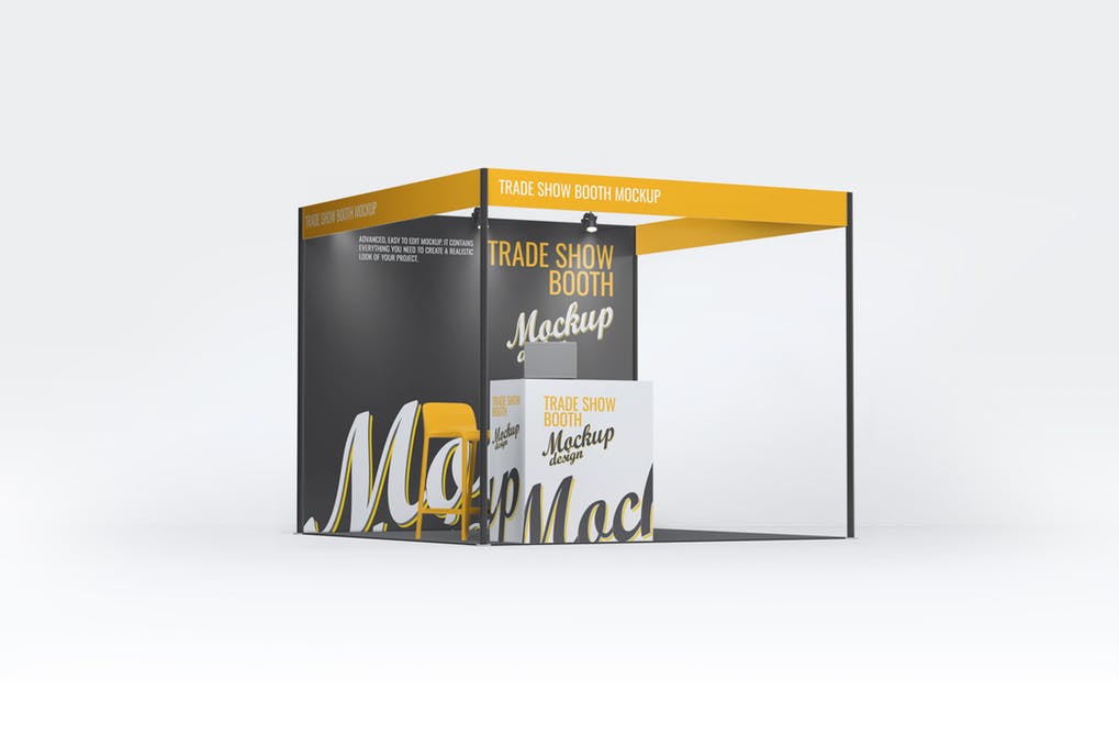Very simple edit with smart layers. 280 Best Trade Show Booth Mockup Templates Free Premium