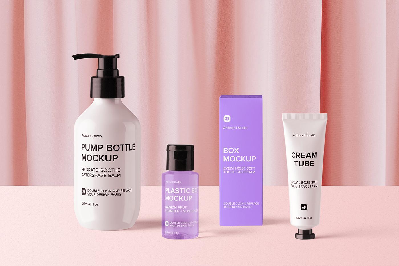 ✓ free for commercial use ✓ high quality images. Cosmetic Products Mockup Template