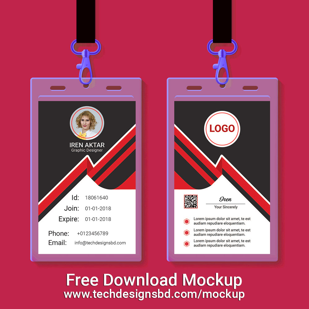 Free id card mockup branding design download free icon id card identity logo. 150 Best Id Card Mockup Templates Graphic Design Resources