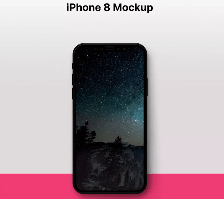 Picture Perspective view iphone 8 gold mockup. 25 Best Iphone 8 Mockups And Templates For Free Download Psd Sketch By Trista Liu Ux Planet