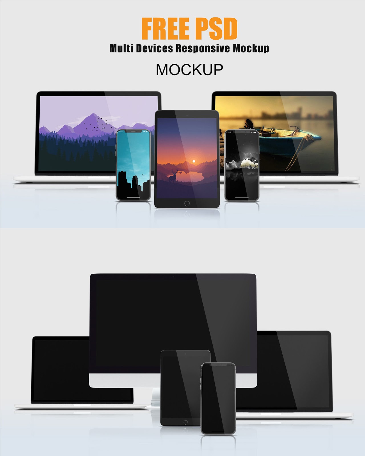 Apple devices psd mockup templates to showcase your presentation in a photorealistic look. 520 Best Responsive Website Mockup Templates Free Premium