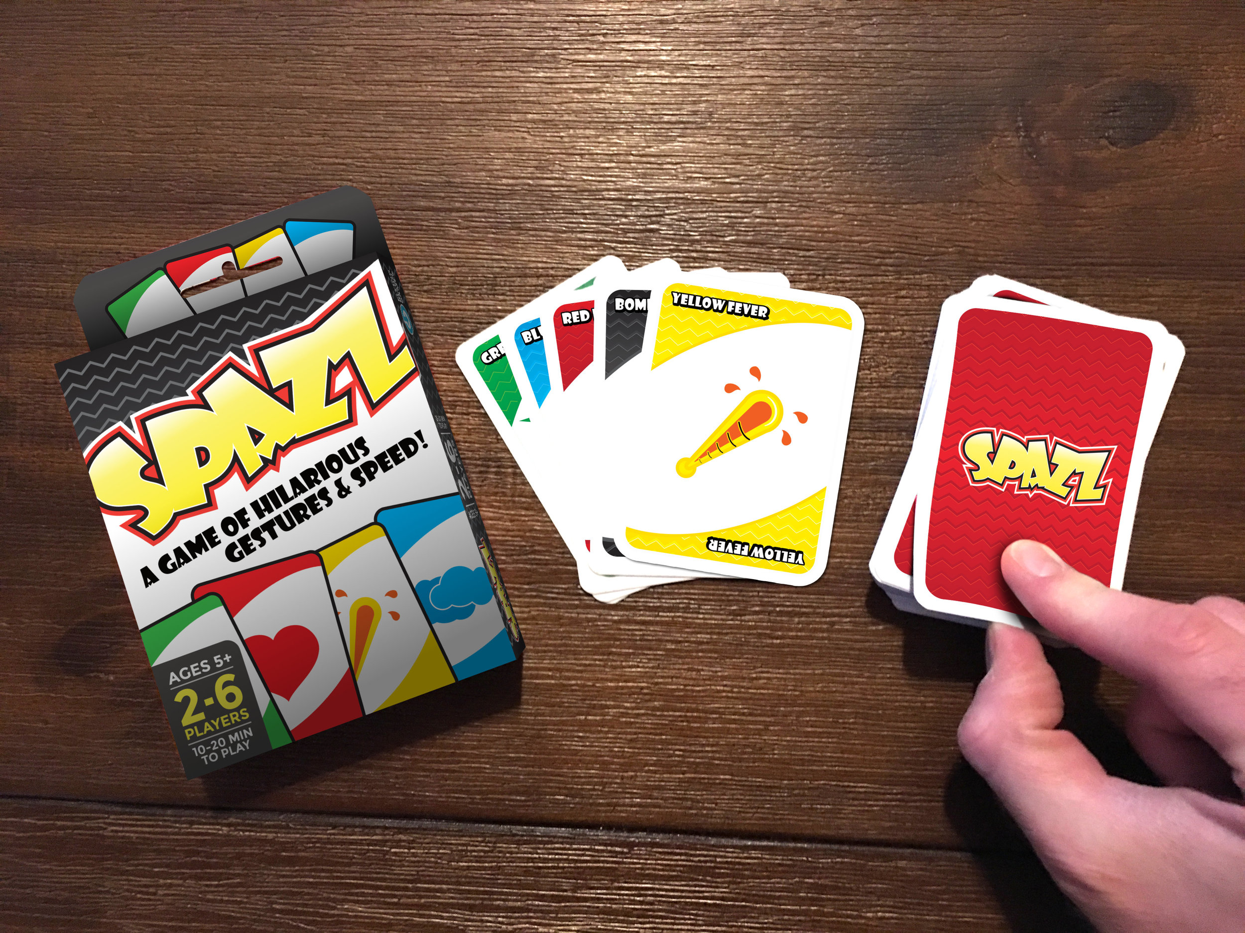 Card games can also be used to improve a person’s attention span, which could be good if you have a child who ha. Spazz The Card Game Flying Bison Games