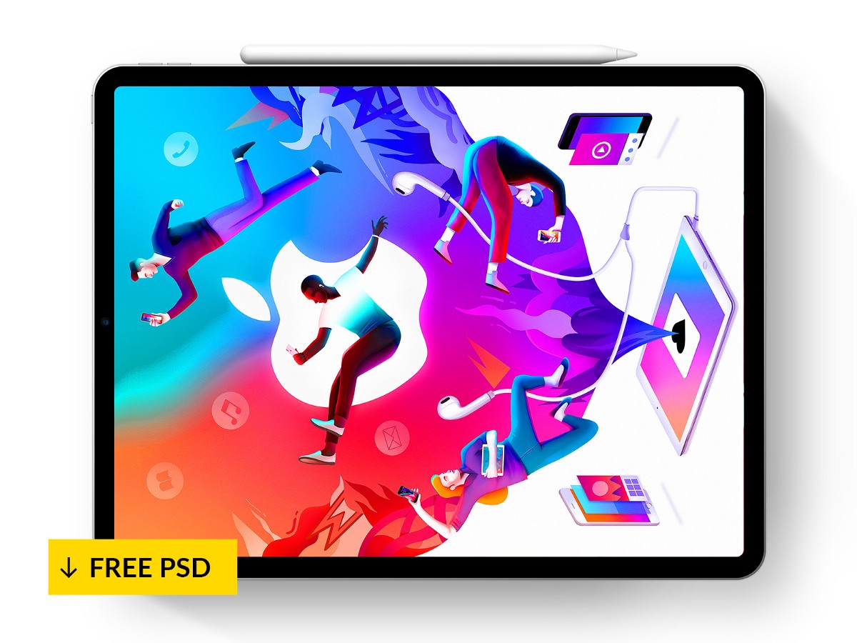 Free ipad mockups · ipad air mockup — realistic, psd · ipad pro mockup — clay, psd · ipad mockup — clay,.sketch · ipad mockup — clay, psd · floating . Free Ipad Pro Mockups For 2020 Psd Sketch December 2021 Ux Planet