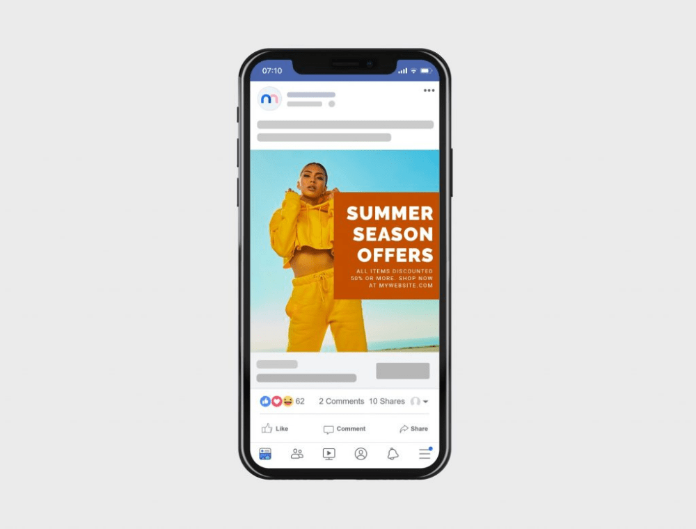 15+ Download Facebook Ad Mockup Png&nbsp;Psd