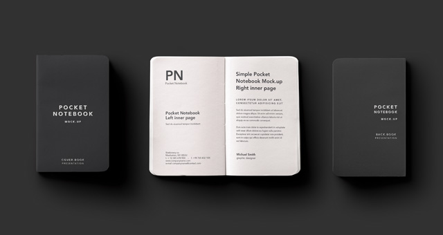 43+ Download Black Notebook Mockup&nbsp;Psd