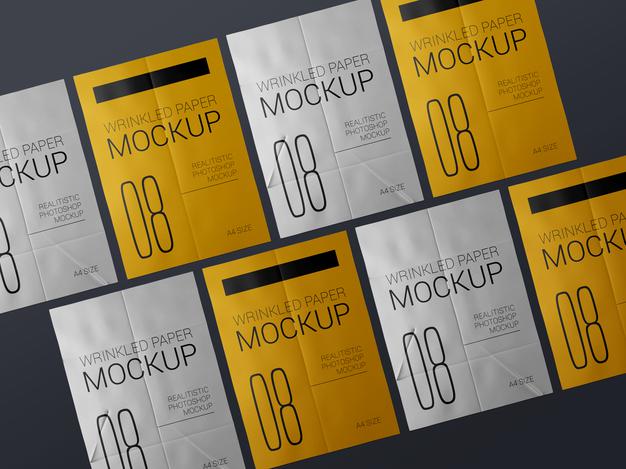 13+ Download Creased Poster Mockup&nbsp;Psd