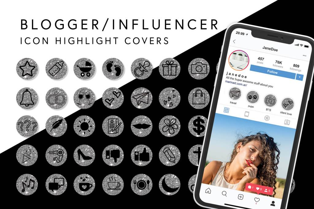 12+ Download Instagram Highlights Mockup&nbsp;Psd
